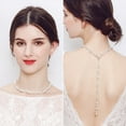 thumbnail image 2 of Collier de Mariage Mode Perle Cristal Dos Tombant Collier de Mariée Dos Collier pour Mariage Bal, 2 of 6