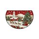 thumbnail image 1 of Decoraciones navideñas, adornos navideños, regalos navideños Alfombra navideña Puerta de entrada Felpudo semicircular Felpudo antideslizante absorbente para el hogar Felpudo a prueba de suciedad Felpu, 1 of 5