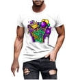 thumbnail image 1 of Camisetas de Manga Corta para Hombre Imprimir Deportes de Manga Corta Cuello Redondo Blusa Algodón Poliéster, Nueva Moda Casual Camiseta para Hombres, 1 of 1