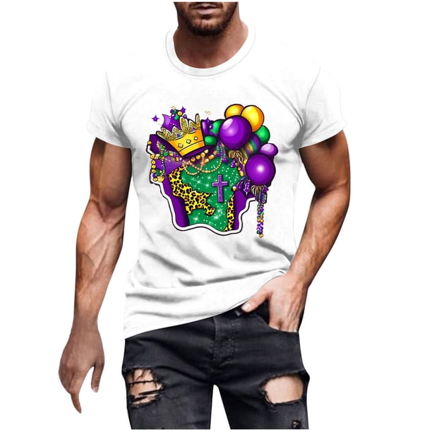 Camisetas de Manga Corta para Hombre Imprimir Deportes de Manga Corta Cuello Redondo Blusa Algodón Poliéster, Nueva Moda Casual Camiseta para Hombres