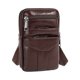 thumbnail image 1 of Riñoneras Qarigey Duraderas para Hombres Cuero Bandolera Marron Oscuro, 1 of 6