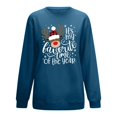thumbnail image 4 of EGNMCR Chandail en Molleton de Noël Mode Décontractée pour Femmes Manches Longues Imprimé de Noël Col Rond Couverture Chandail Chandails en Molleton, 4 of 4