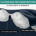 thumbnail image 4 of SANMADROLA Reversible Oversized Sofa Cover Couch Cover for 3 Cushion Couch Sofa Water Resistant Couch Cover Furniture Protector with Elastic Straps for Kids, Dogs, Pets (78" Oversized Sofa), 4 of 7