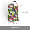 thumbnail image 3 of Bingfone Green Mushroom Laundry Hamper,Large Canvas Fabric Lightweight Storage Basket Toy Organizer Dirty Clothes Collapsible, 3 of 6
