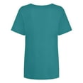 thumbnail image 4 of Mittory Women's Oversized T Shirt Crewneck Solid Short Sleeve Baggy Cotton Tees, 4 of 5