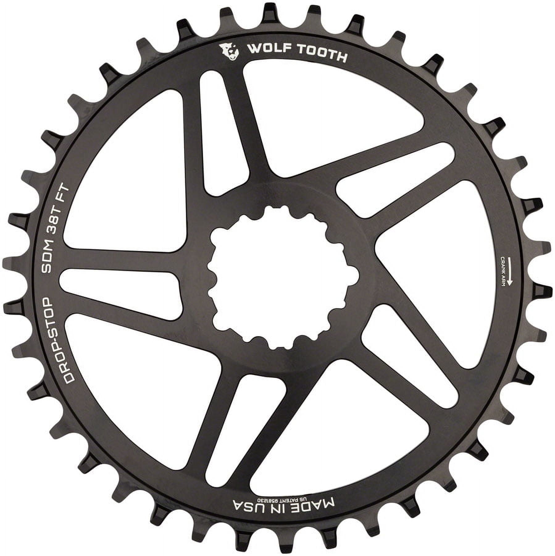 Wolf Tooth 110 BCD 4 Bolt Chainring for Shimano GRX 38t - Walmart.com