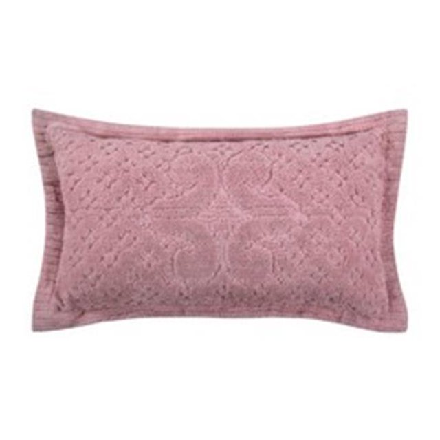 Taie d'Oreiller en Coton Ashton, Rose - Taille Très Grand
