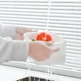 thumbnail image 4 of Multi Functional Double Compartment Draining Basket Kitchen Dishwashing Basin Living Room Coffee Table Fruit Plates Fruit Basket Dried Fruit Snacks Tray, 4 of 6