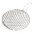 thumbnail image 2 of SPRING PARK Round Non Stick BBQ Barbecue Grilling Basket Stainless Steel Mesh Wire Net, 2 of 6