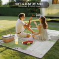 thumbnail image 5 of Fsddascl Sage Green Outdoor Rug for Patio/Deck, Non-Slip Large Area Rug 4 x 6 Ft, Modern Geometric Grey Oil Painting Abstract Indoor Outdoor Rugs Washable Area Rugs, Reversible Camping Rug Carpet, 5 of 5