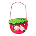 thumbnail image 2 of veasfak DIY Sewing Bag Set Handmade Pre Punched Pouch Girls Gift Child Sewing Crafts Strawberry, 2 of 9