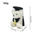 thumbnail image 2 of Cevemin 2026 Graduation Plush Bear With Doctor Cap Scroll Cute Souvenir Gift For Graduate, 2 of 7