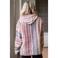 thumbnail image 4 of Ragstock Multicolor Cotton Blend Baja Hoodie, 4 of 4