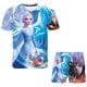 thumbnail image 1 of Conjuntos de ropa de Frozen Elsa Anna para niños, ropa de verano para bebés, camiseta de manga corta para niñas y pantalones, trajes de 2 uds, ropa para niños 8T Gao Jinjia LED, 1 of 1