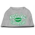 thumbnail image 1 of Kiss Me I'm Irish Screen Print Shirt Grey Sm (10), 1 of 1