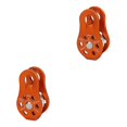 thumbnail image 2 of Greeniant Polea lateral fija Cojinete de bolas de servicio pesado Equipo de equipo de escalada Hardware Naranja 2piezas Greeniant CBP352490, 2 of 5