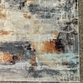 thumbnail image 3 of Brown Gray White Cozy Marble  Multicolor Abstract Soft Fluffy  7'6" x 10'3" Area Rug/ Carpet by Makymo, 3 of 6
