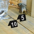 thumbnail image 6 of FRCOLOR 20pcs Table Tents Numbered Table Signs Double Sided Table Numbers Restaurant Table Numbers 1-20, 6 of 8