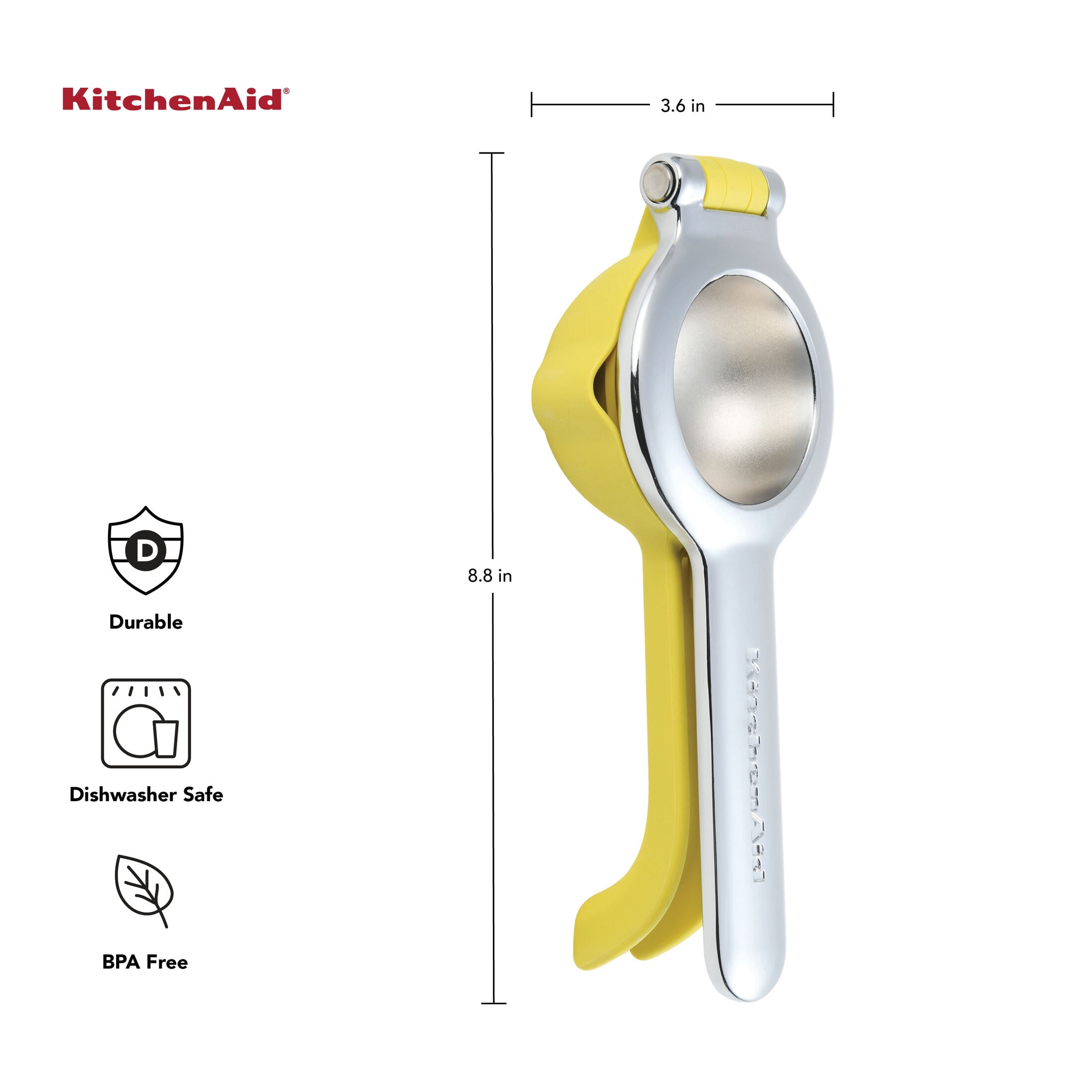 KitchenAid Aluminum Manual Lemon Citrus Press and Juicer