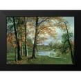 thumbnail image 2 of Bierstadt, Albert 24x18 Black Modern Framed Museum Art Print Titled - A Quiet Pond, 2 of 5