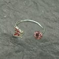 thumbnail image 6 of HOOUN Women C Lip Ring Non-piercing Lip Clips Cuff Piecing Lip Stud Labret Lip Rings-White-1.2*12mm, 6 of 9
