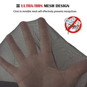 Anti-Mosquito Mask Hat Net Mesh Head Face Protector, IC ICLOVER Insect Bee Mosquito Bug Resistant Sun Hat Safari Hat Without UV Protection for Travel Camping Pasture, Gray