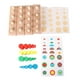 thumbnail image 4 of Juego de juguetes educativos de madera Montessori con bloques cilíndricos de colores y enchufes Estilo2, 4 of 9
