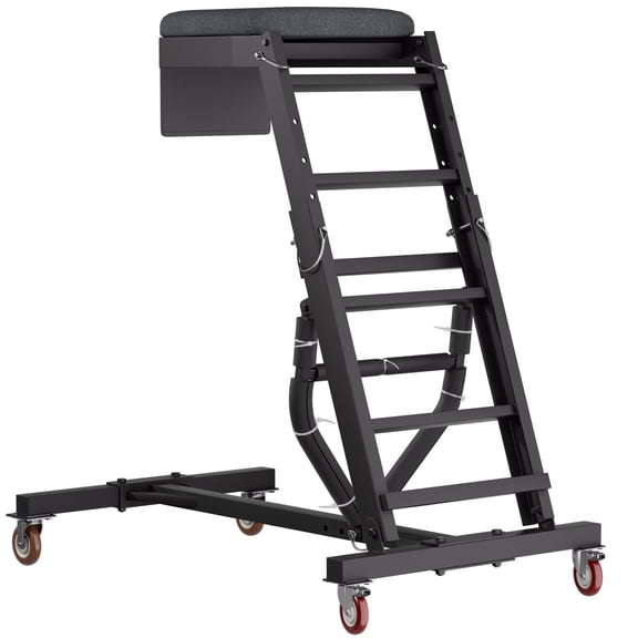 YOHKOH Topside Automotive Creeper - Adjustable Height 46.24" to 66", Heavy Duty 400 lb Mechanic Creeper with 4 Swivel Locking Casters & Tool Storage for Truck SUV Repair