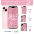thumbnail image 3 of Reemplazo de cristal trasero ZNZHKR 15 para iPhone 15 rosa de 6.1 pulgadas, 3 of 7