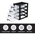 Dingrich 4Layer Storage 4 Plastic Storage Drawers, Organizer