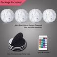 thumbnail image 2 of CHUANK Boat Lights Wireless  Battery Powered Operated Marine Led Interior Light for Boat Deck Courtesy Light  for Fishing Pontoon Sailboat Kayak  Remote Control Multi Color Changing  RGB, 2 of 6