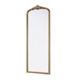 thumbnail image 5 of Elegant Decor Naomi Vintage Resin Mirror 24x60 in Antique Brass, 5 of 7