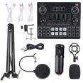 thumbnail image 2 of Live Sound Card 12 Electric Sounds 14 Effects Real Time Monitoring BT Accompaniment Microphone Set Mic Support for Broadcasting Recording Singing, 2 of 7