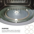 thumbnail image 2 of Troglfold Plastic Ring 4 Microwave Oven Tray Rings Glass Plate Turntable Base 22cm Stand Holder,8.66"X8.66"X0.55", 2 of 10