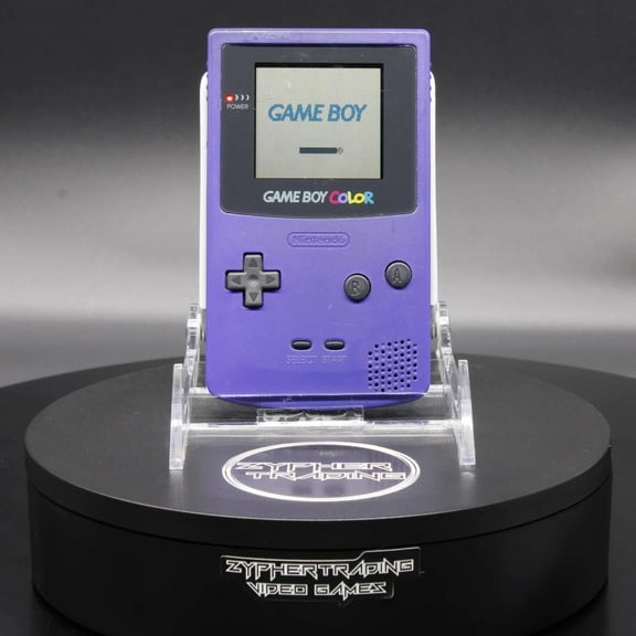 Restored Game Boy Color [Grape] GCD Nintendo CGB-001 1998 (Refurbished)