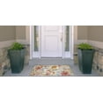 thumbnail image 2 of Linon Outdoor Washable Area Rug Collection, Ivory and Pink, 2' x 3', 2 of 7