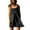 Black, variant on Musuos Women Casual Summer Rompers Overalls Solid Color Sleeveless Backless Shorts Loose Jumpsuits with Pockets Streetwear