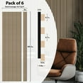 thumbnail image 6 of Concord Panels | Acoustic Slat Wall Paneling - Pine | 94.5” x 5” Each | Wall Soundproofing Panels on Felt Back Board | Interior Sound Absorption - COA1526 (Pack of 6 - 19.7) sqft., 6 of 9