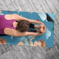 thumbnail image 5 of Cupid Gym Towel with Storage Bag, 72.8"x26.8", Suitable for Yoga, Pilates, Fitness, Hot Yoga Towel, Yoga Mat Towel, Yoga Blankets, 5 of 6