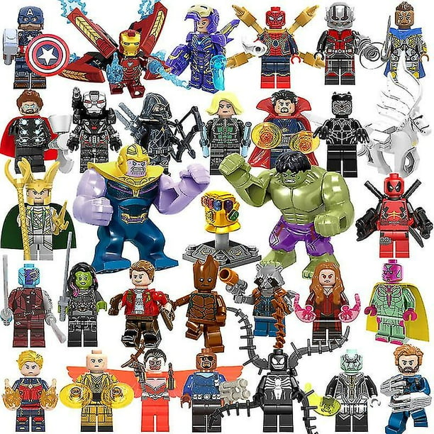 32 Pcsmarvel Avengers Super Hero Comic Mini Figures Dc Minifigure T 