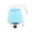 Blue, variant on Small Portable Foldable Electric Kettle, Travel Collapsible Hot Water Boiler for Coffee Tea, Silicone Foldable Tea Pot for Camping, Easy Storage