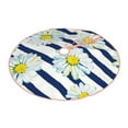 thumbnail image 2 of Bingfone Christmas Tree Skirt Mat Christmas Decoration Interior 36"-Daisy Striped Nautical, 2 of 8