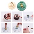 thumbnail image 2 of Cuadros Decorativos Cabeza de cobre de forma especial Cabeza de cera de esmalte vintage clásico para regalo (36), 2 of 6