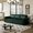Green 3, variant on Chesterfield Sofa,93.7" King Pull Out Sofa Bed, 3-in-1 Velvet Convertible Sleeper Sofa with Nailhead Trim & Rolled Arm,Multi-Functional Sofa Bed for Living Room, Office, Beige