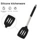 thumbnail image 3 of Utensilios de cocina resistentes al calor, juego de utensilios de silicona inoxidable para utensilios de cocina antiadherentes, aptos para lavavajillas, 3 of 5