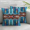 thumbnail image 3 of Orinice Stripe Graphic Decorative Pillow Cover for Home Couch Living Room Sofa Square Pillowcase 1PC 22x22in, 3 of 5