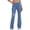 Blue, variant on Staron Women's Slim High Waisted Flared Denim Pants Casual Stretch Bootcut Jeans with Pockets, Blue XL