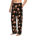 thumbnail image 2 of Happy Monkeys Pattern Men'S Pajama Pants Soft Sleep Lounge Pants Pjs Bottoms With Pockets Small, 2 of 6
