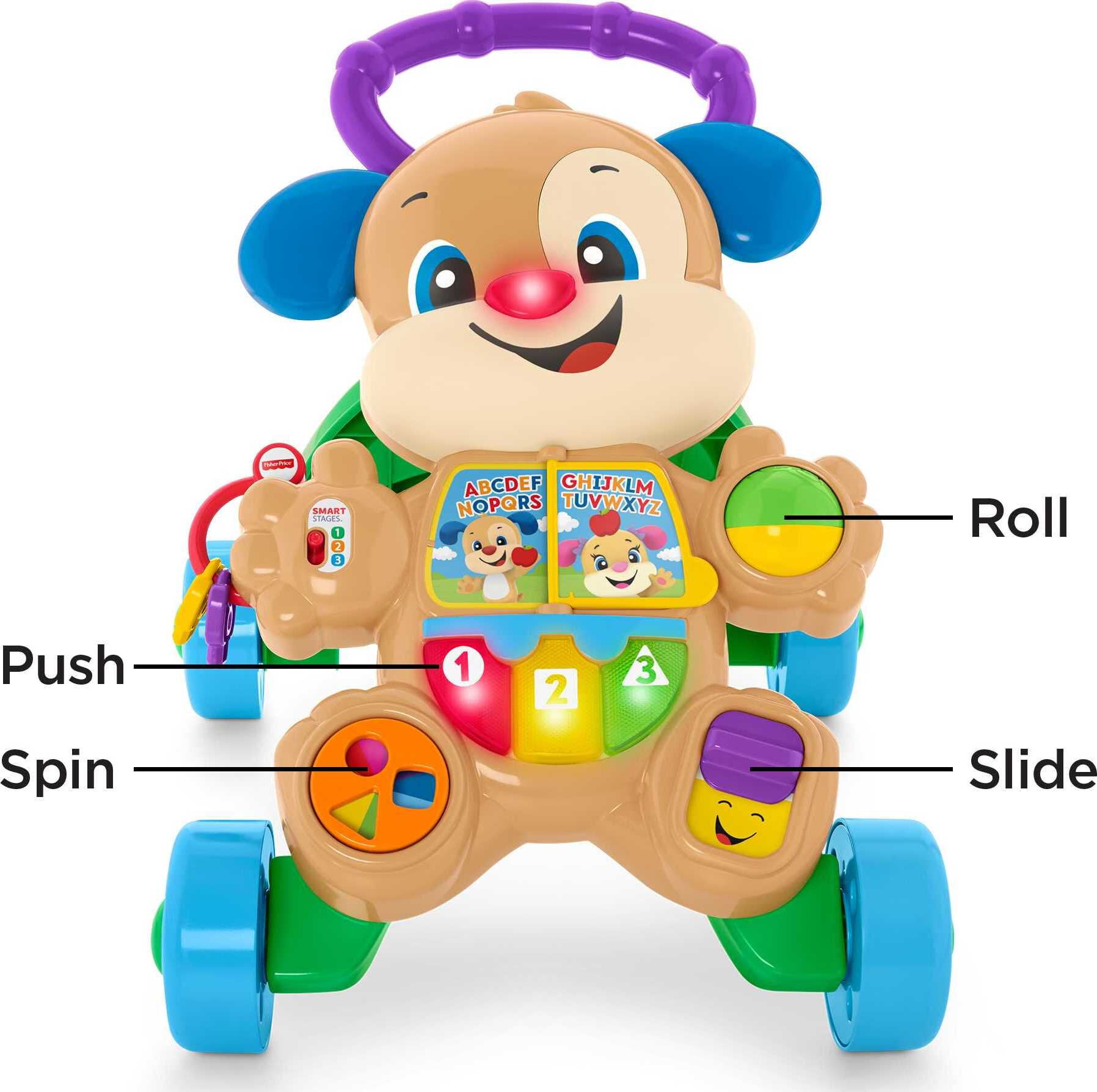 Fisher Price Laugh and Learn Puppy Baby Walker with Lights and Sounds 