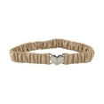 thumbnail image 1 of Elegante cinturón elástico de PU para mujer, ideal para usar con abrigos, suéteres y camisas. Albaricoque, 1 of 9